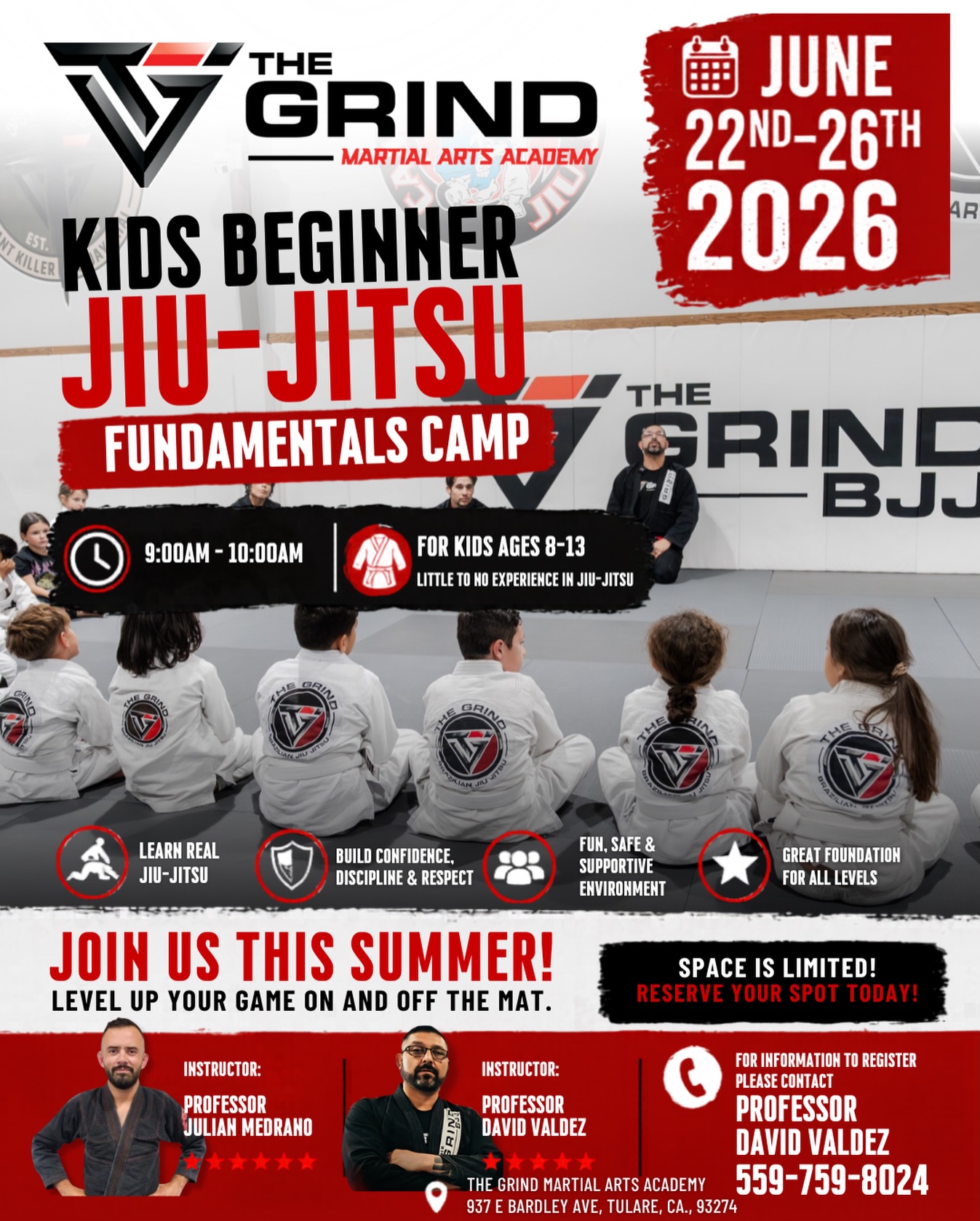 The Grind Martial Arts Academy Facebook ad