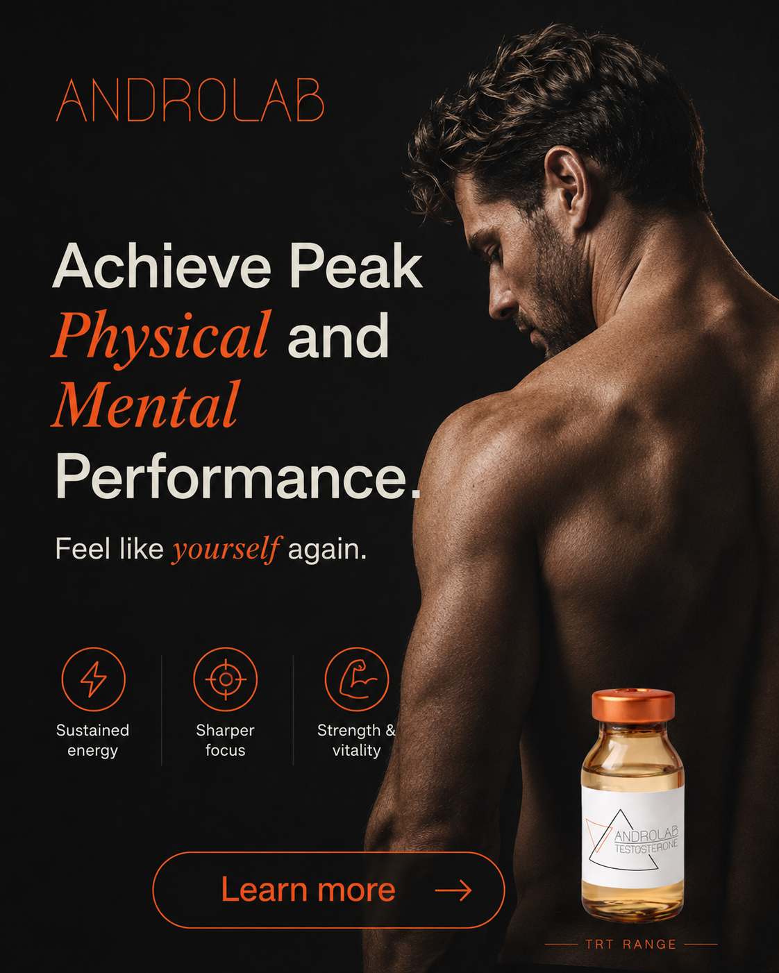 Androlab Facebook ad: 2026 - Better | Stronger | Healthier