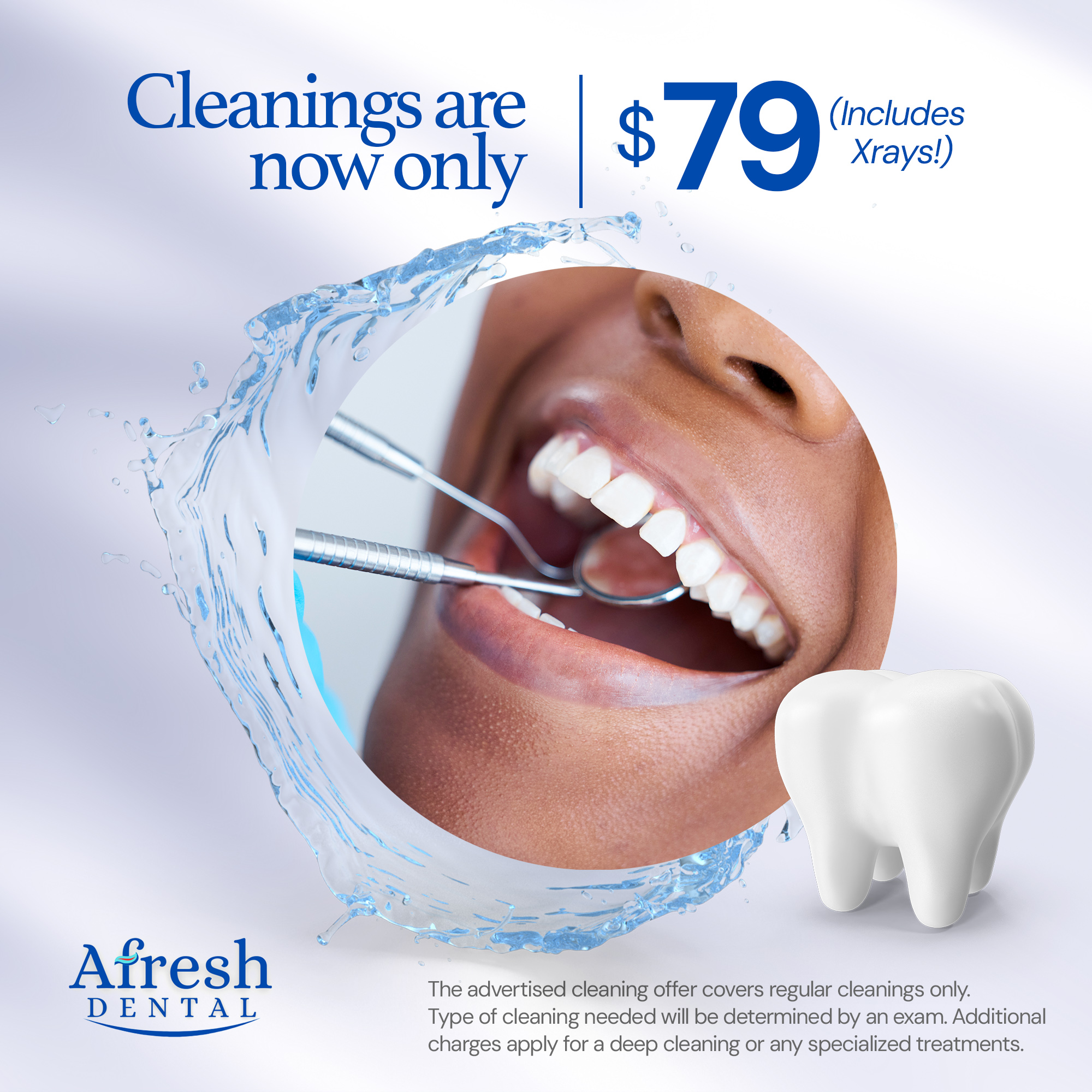 Afresh Dental Facebook ad