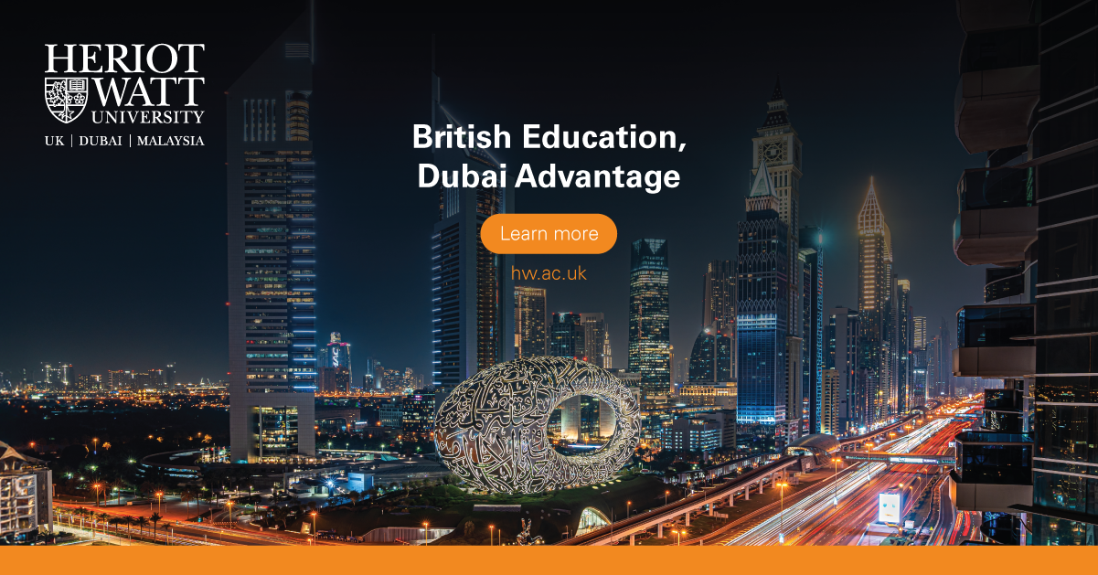Heriot-Watt University Dubai Campus Facebook ad