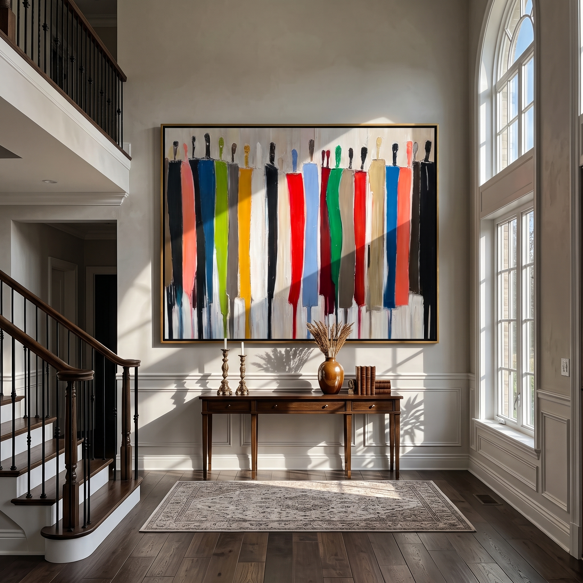 Zeydrt.com Facebook ad: Vibrant Abstract Hand-Painted Art