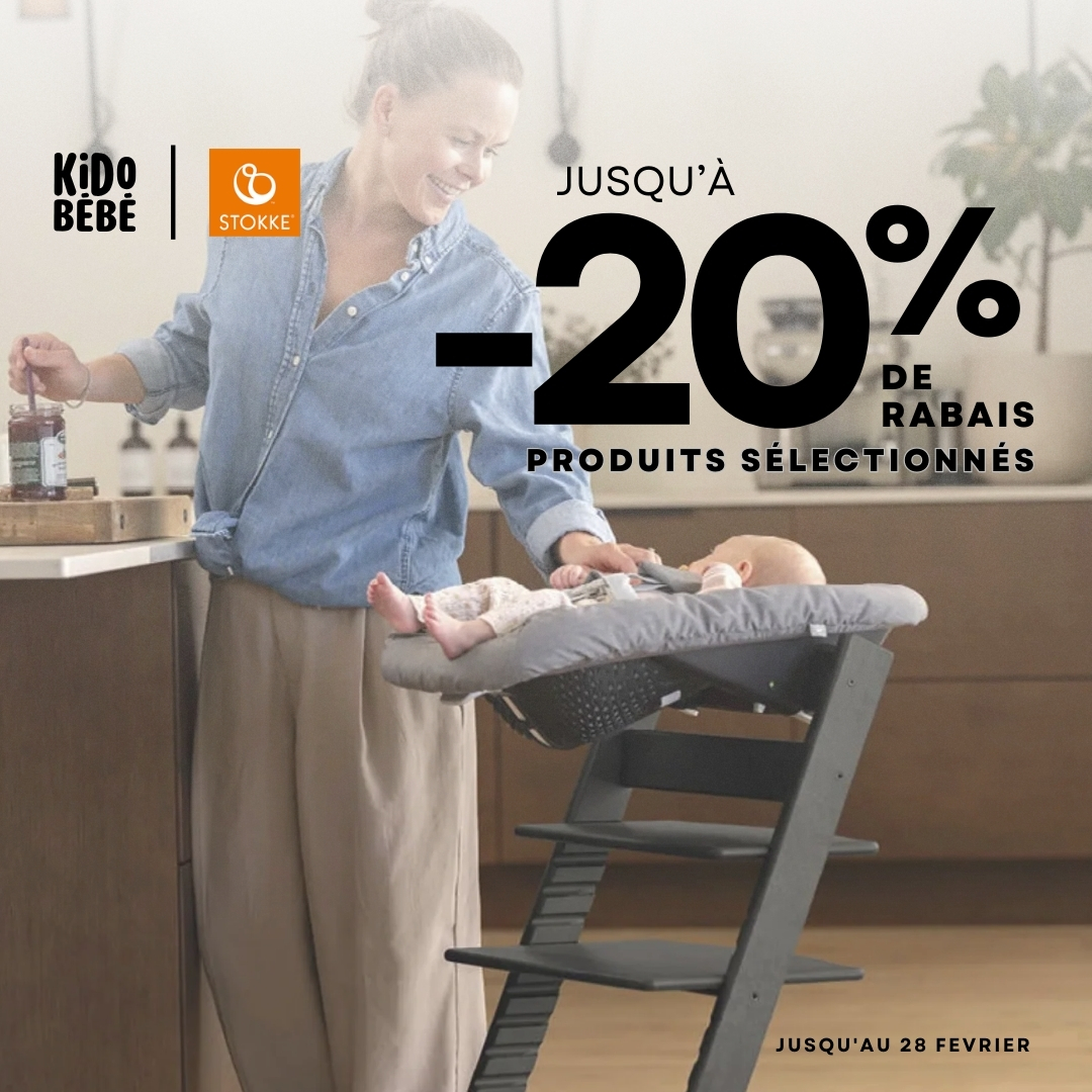 Kido Bébé Facebook ad from Feb 16, 2026