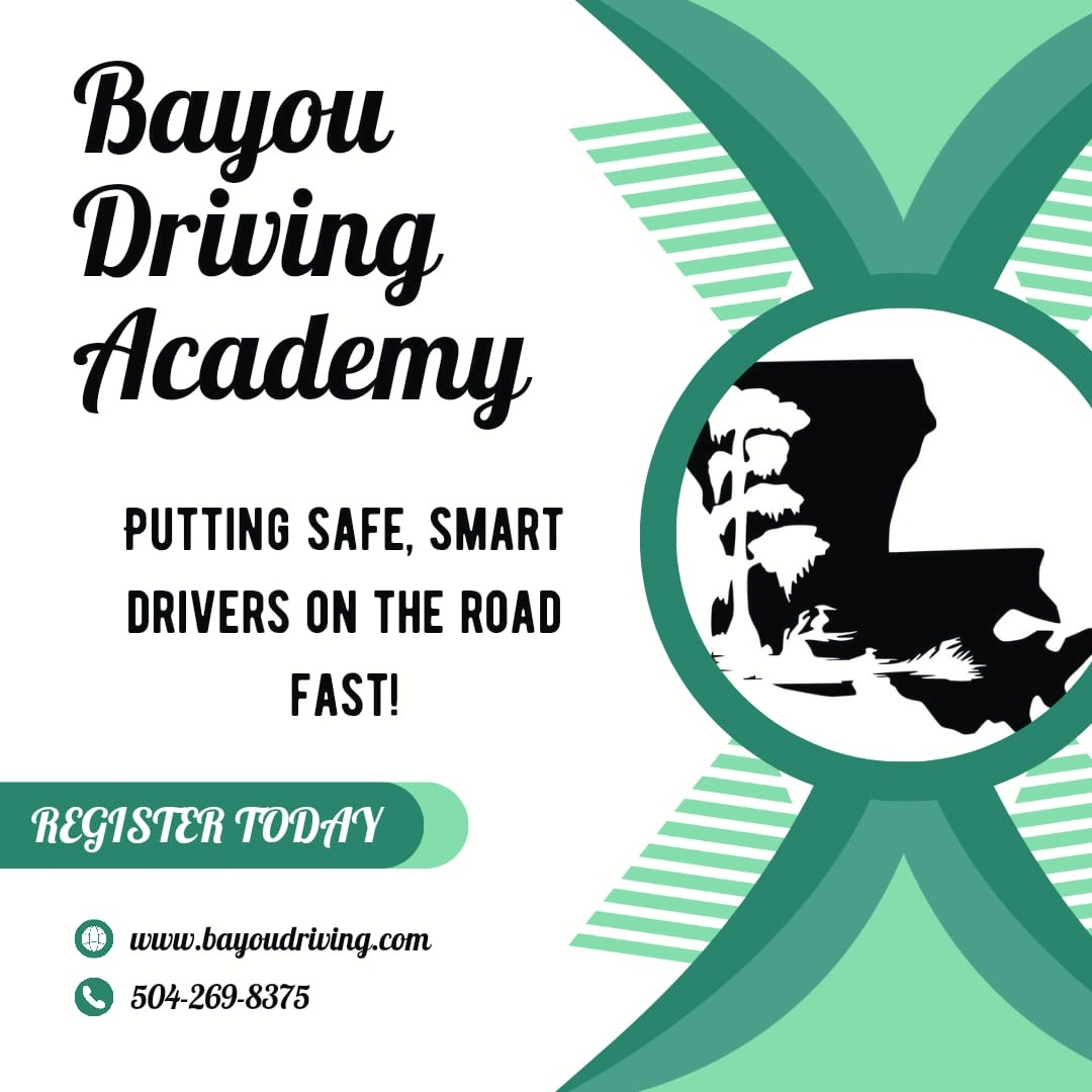 Bayou Driving Academy Facebook ad: #1 Driving School