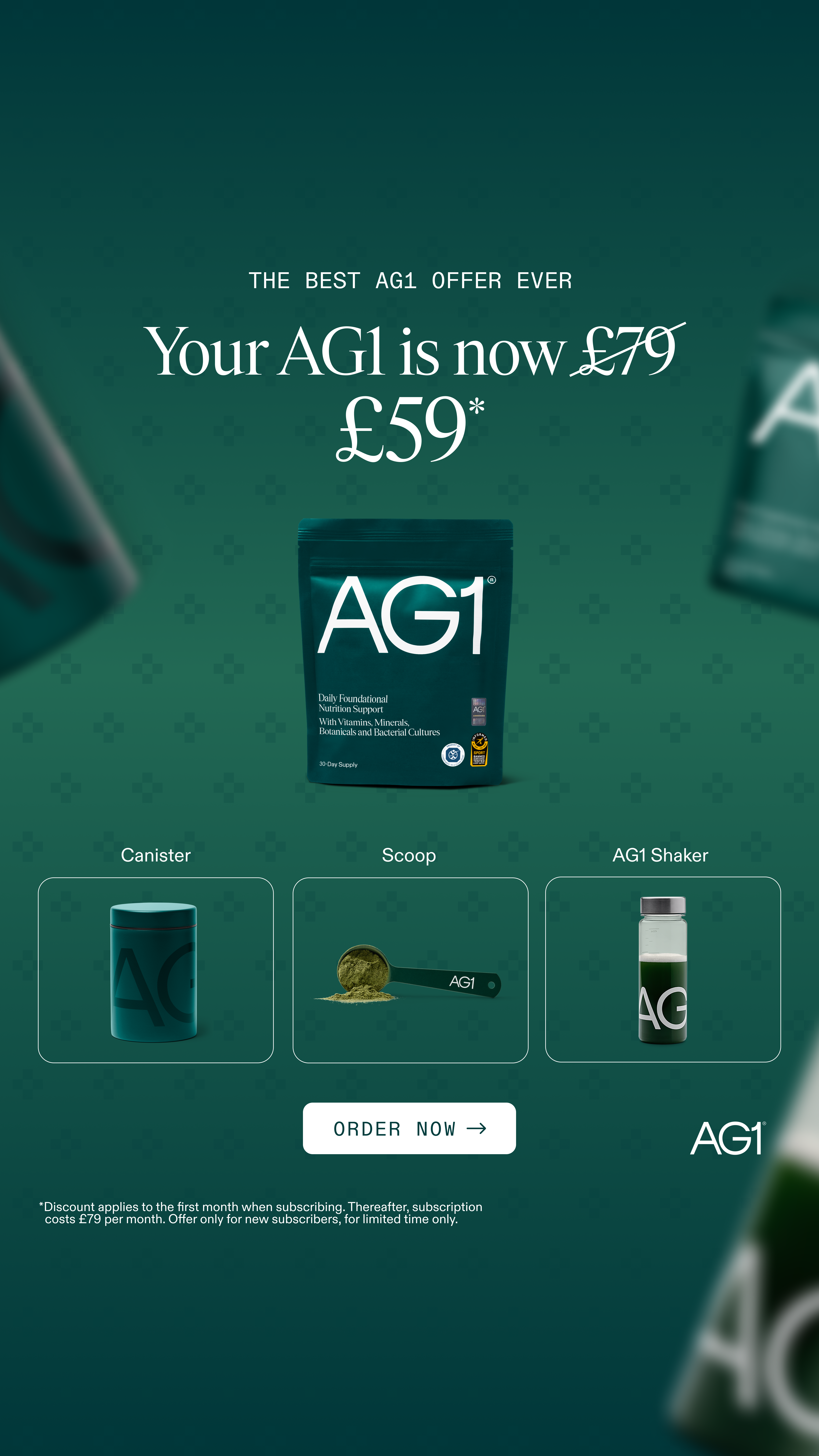 AG1 by Athletic Greens Facebook ad