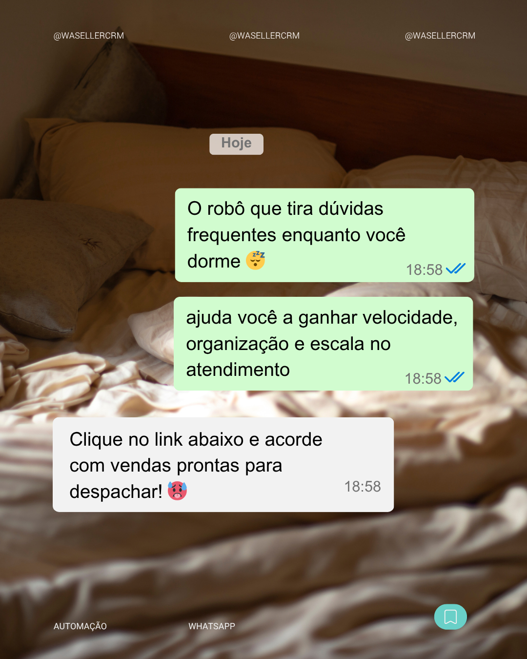 Waseller Facebook ad: Teste grátis