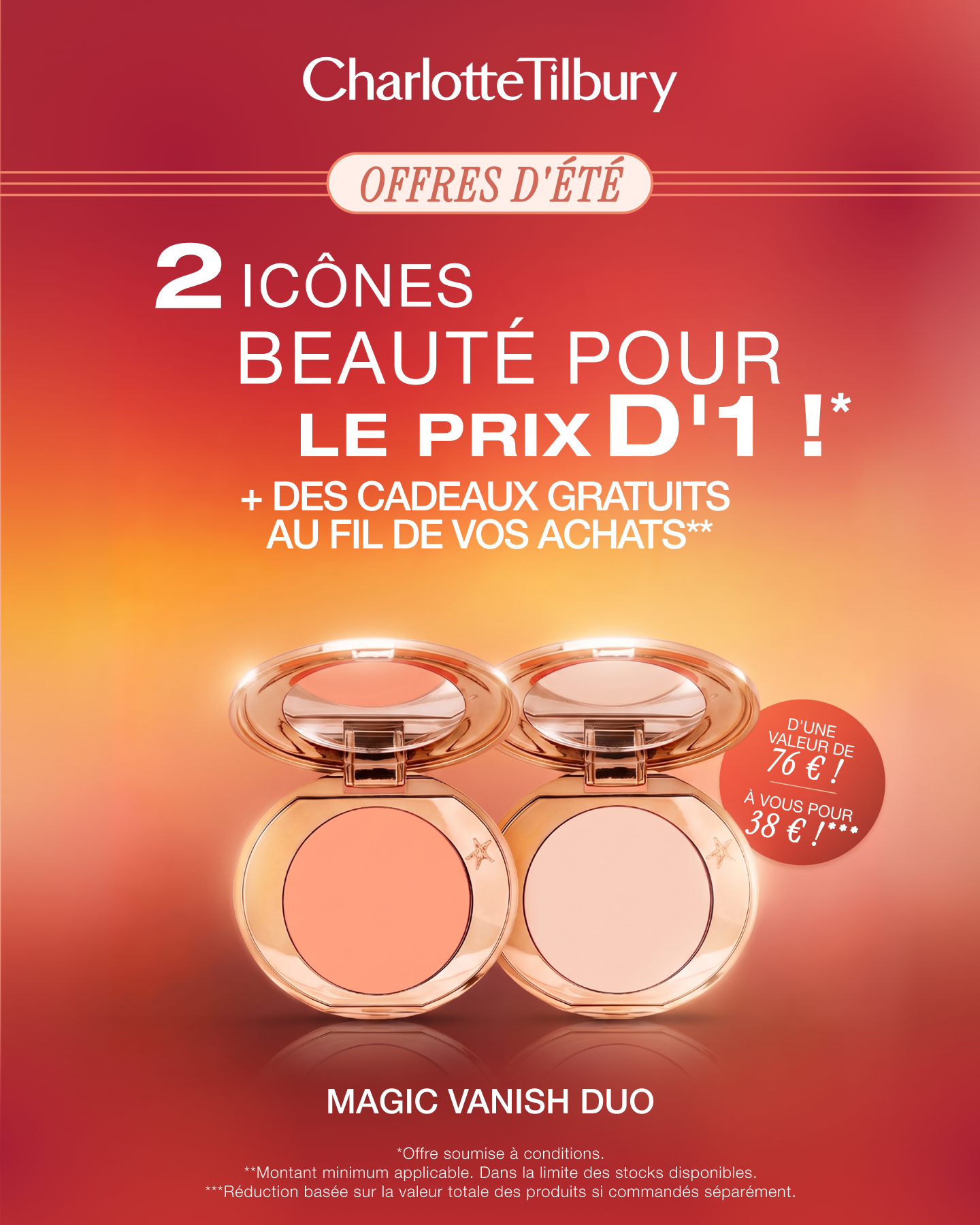 Charlotte Tilbury Facebook ad