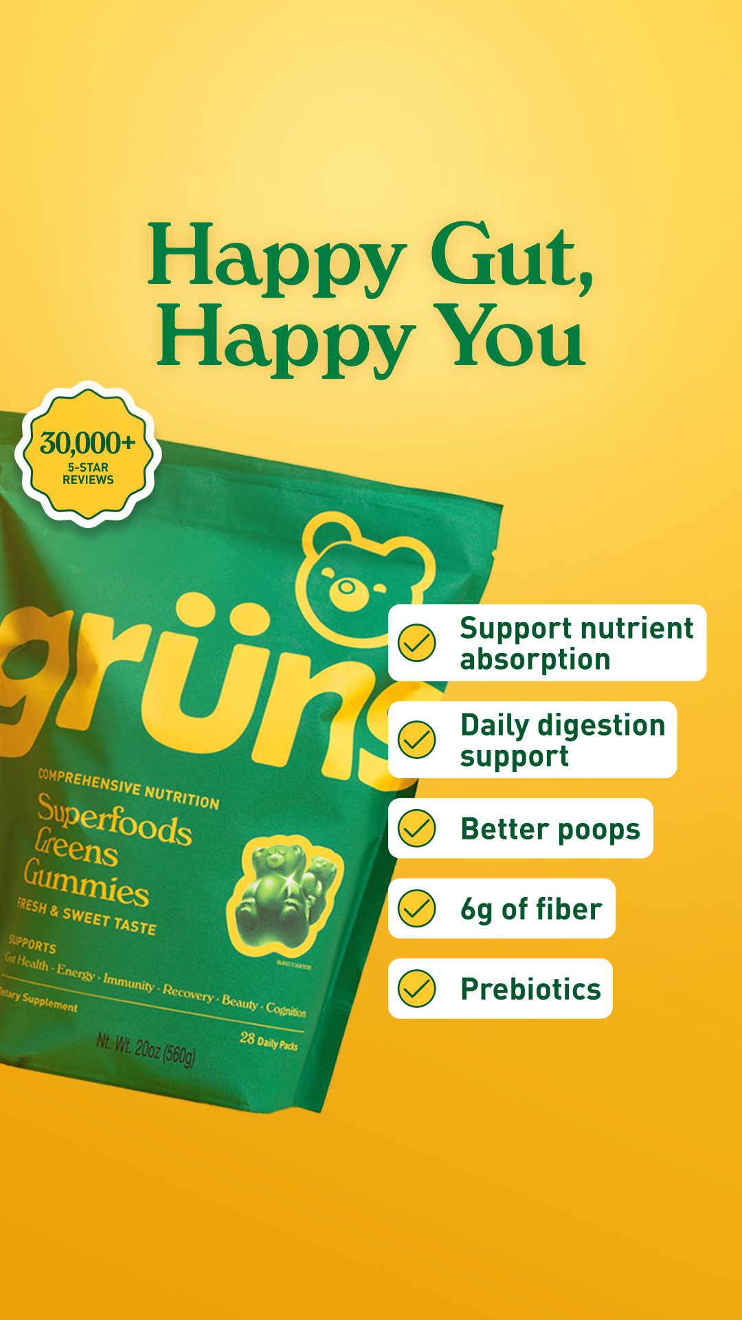 Grüns Facebook ad