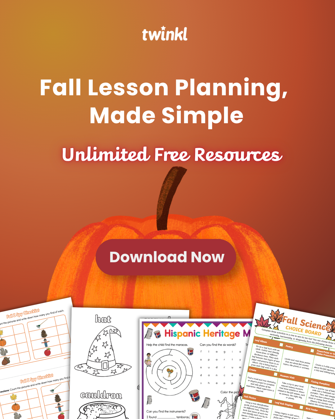 Twinkl Teaching Resources - United States Facebook ad: Made by teachers like you