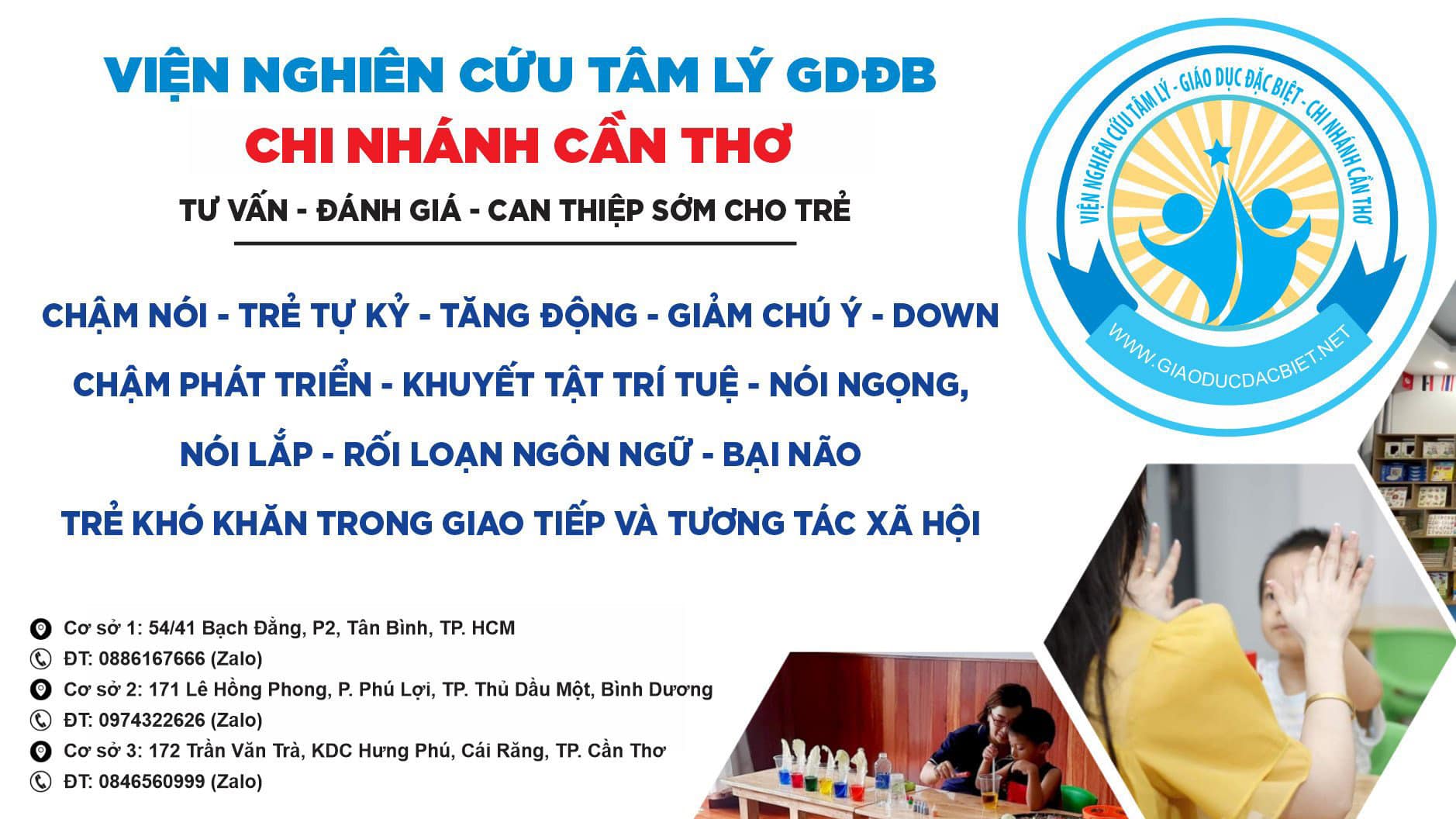 CN Viện Nghiên Cứu Tâm Lý - GDĐB Phía Nam Facebook ad: VIỆN NGHIÊN CỨU TÂM LÝ, GIÁO DỤC ĐẶC…