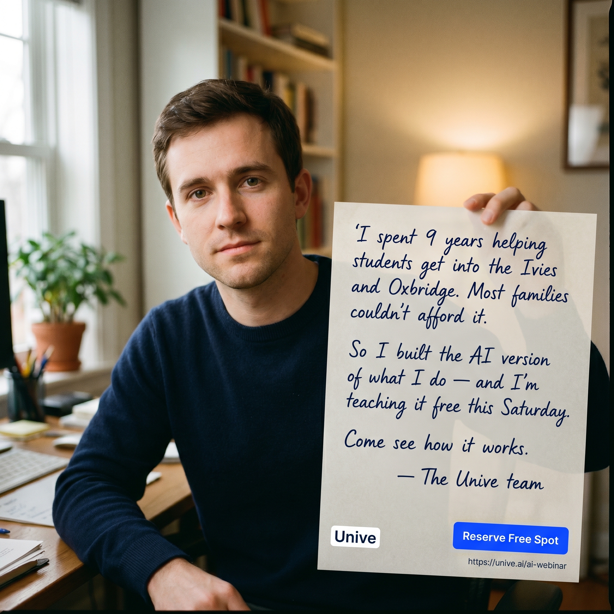 Unive AI Facebook ad