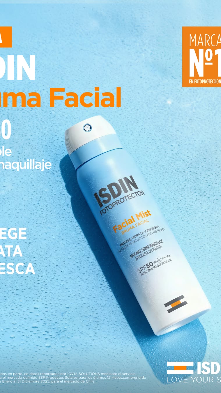 ISDIN Chile Facebook ad: ¿Una fotoprotección que además de proteger hidrata…