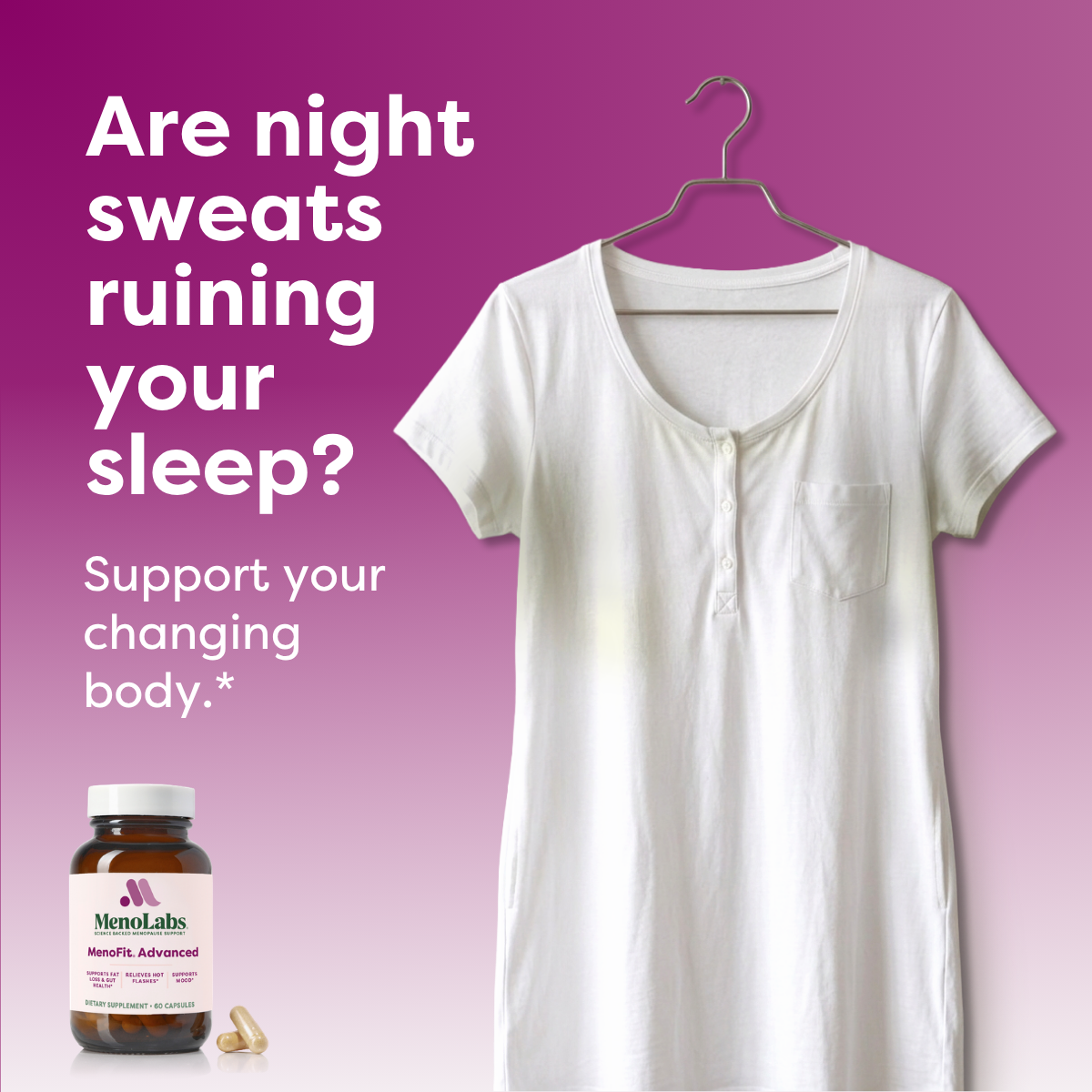 MenoLabs Facebook ad
