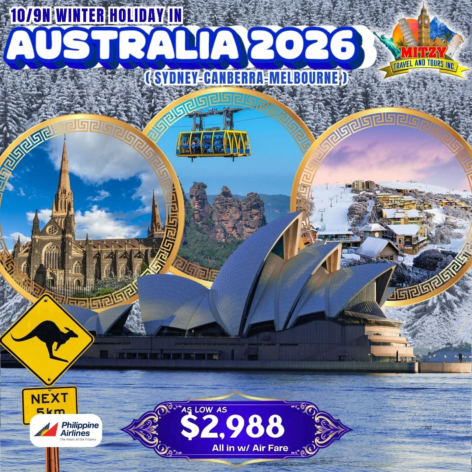 Mitzy Travel and Tours Facebook ad