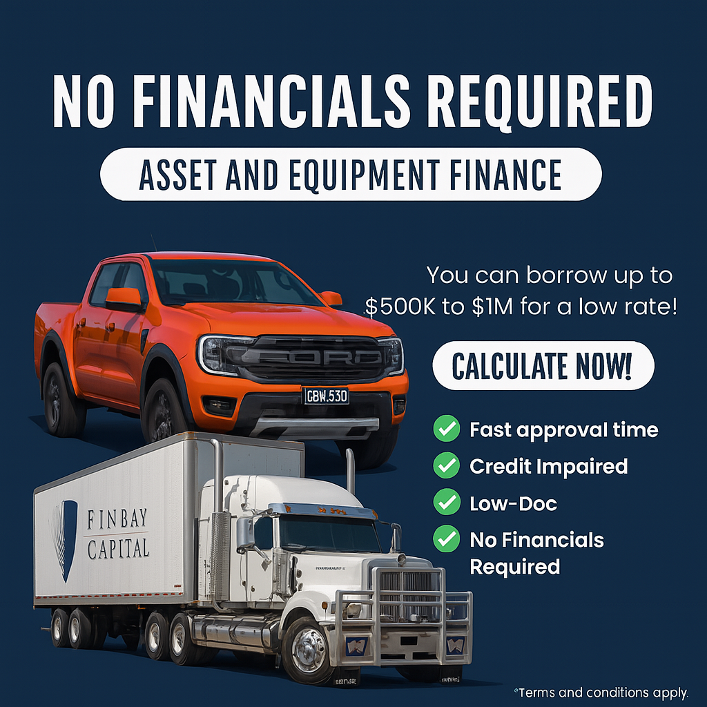 Finbay Capital Facebook ad: Grow Your Business With Asset Finance