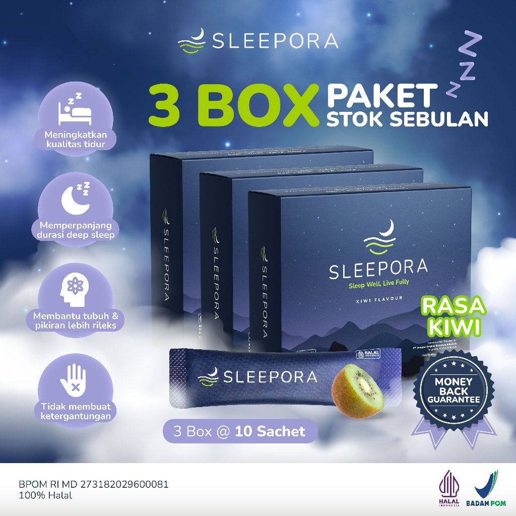 Sleepora Facebook ad: Buat yang sulit tidur pasti udah ngga asing…