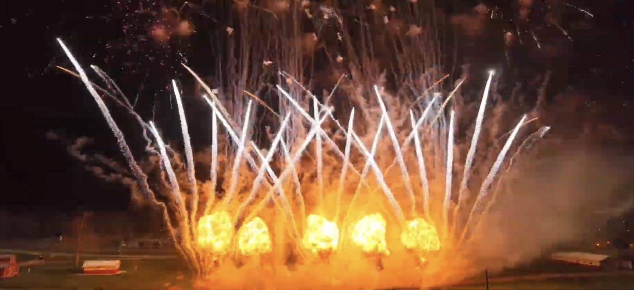 Pyro Nova Fireworks Facebook ad: Book a Professional Firew