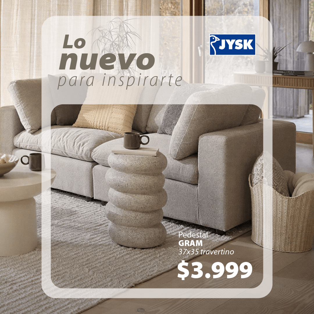 JYSK Uruguay Facebook ad: ¡Lo nuevo para inspirarte!
