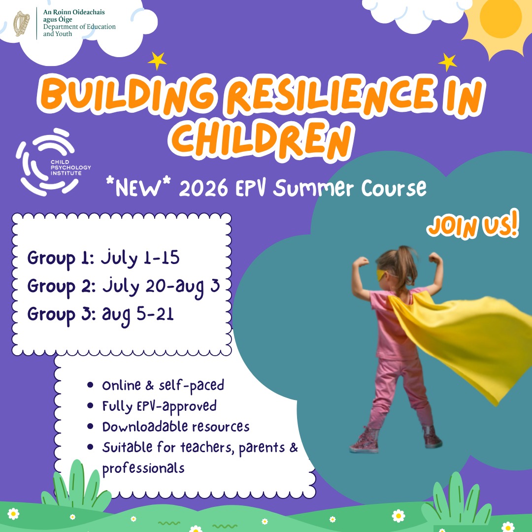 Child Psychology Institute Facebook ad: *We're thrilled to announce the formal approval of…