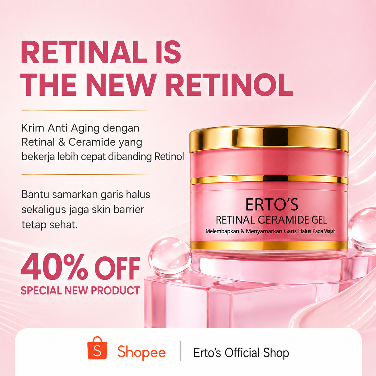 ERTOS Beauty Care Facebook ad