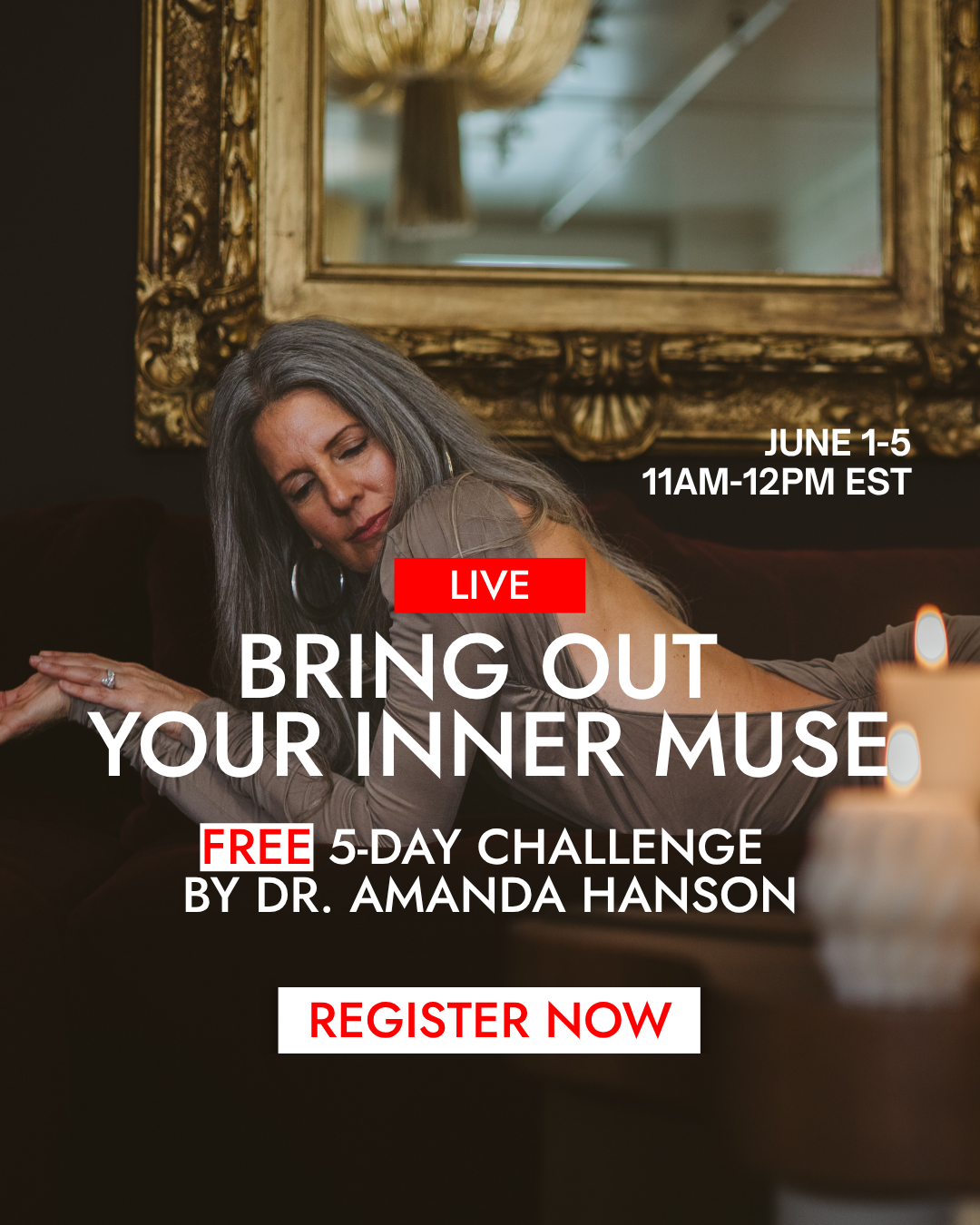 Amanda Hanson - Midlife Muse Facebook ad