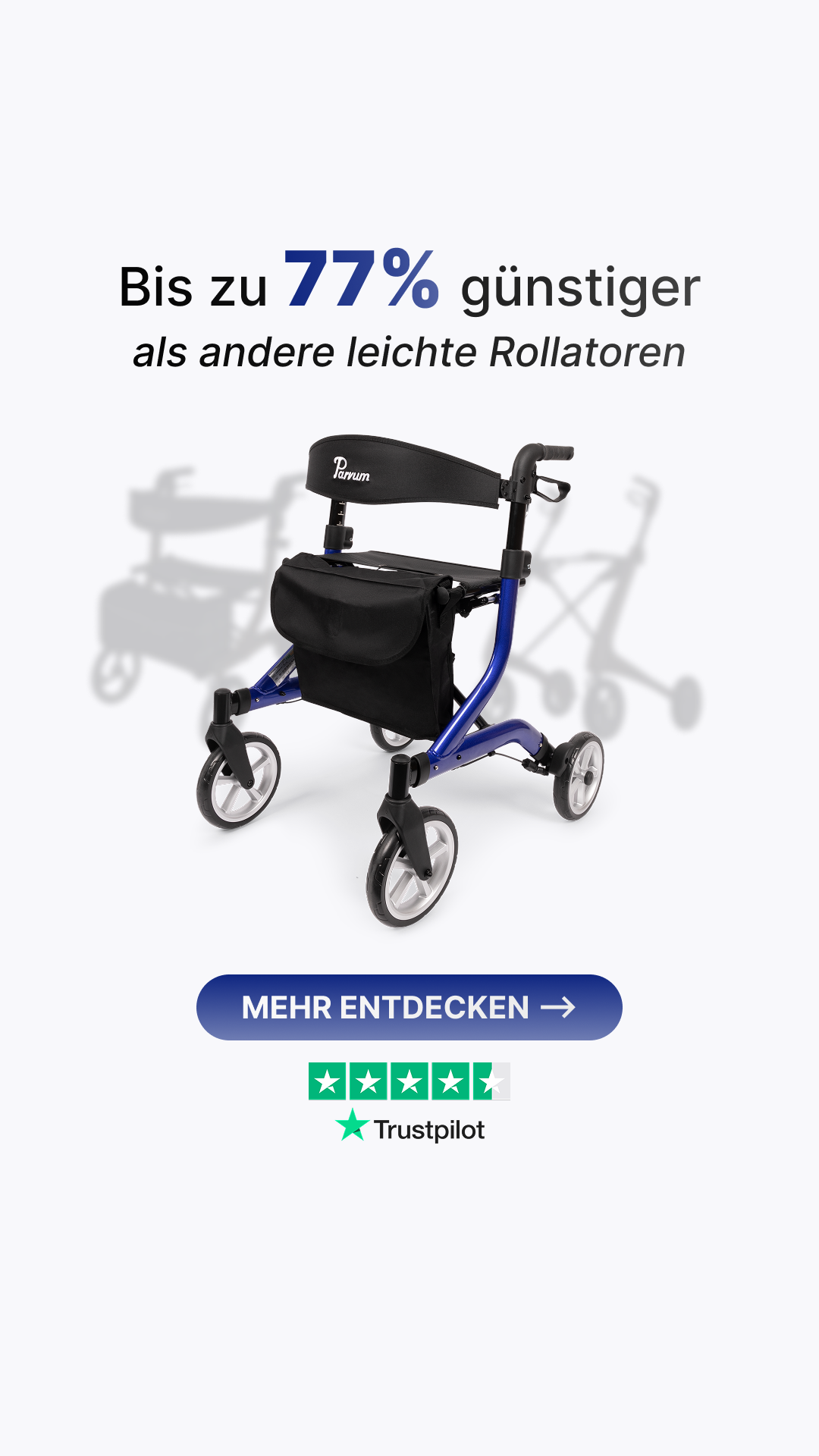 Parvum Facebook ad: Gibt Sicherheit, selbst auf unebenen Wegen