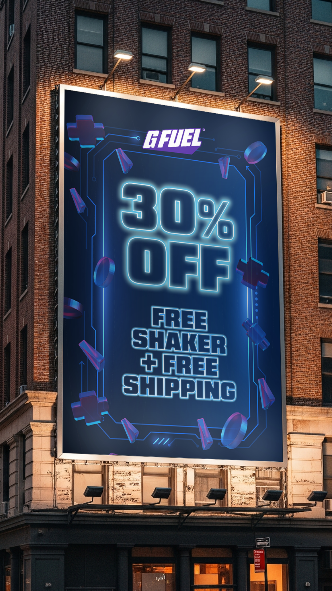 G FUEL Facebook ad