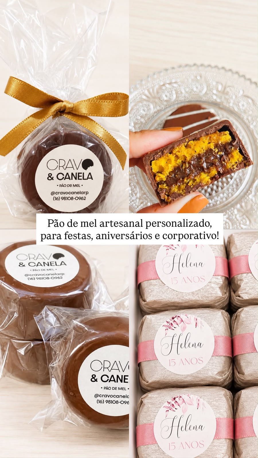 Milena Bombons Caseiros Facebook ad: Peça agora!