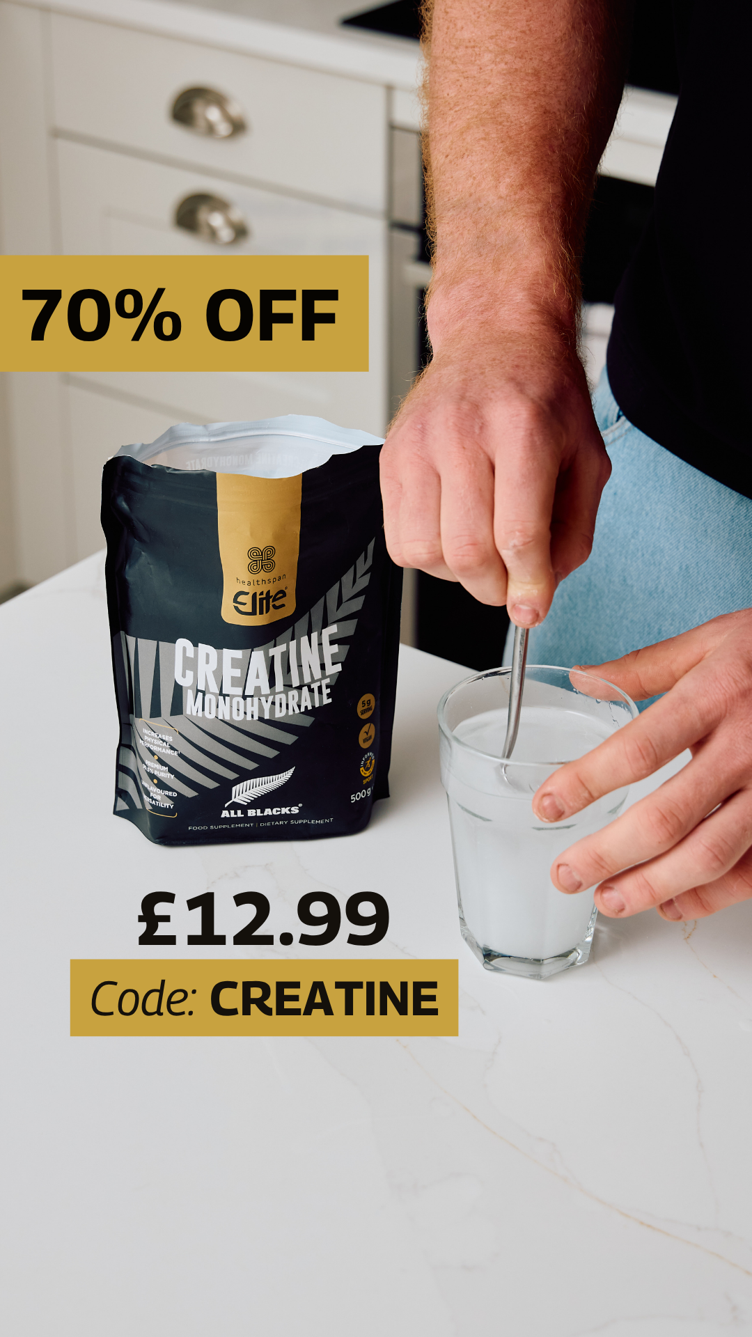 Healthspan Elite Facebook ad