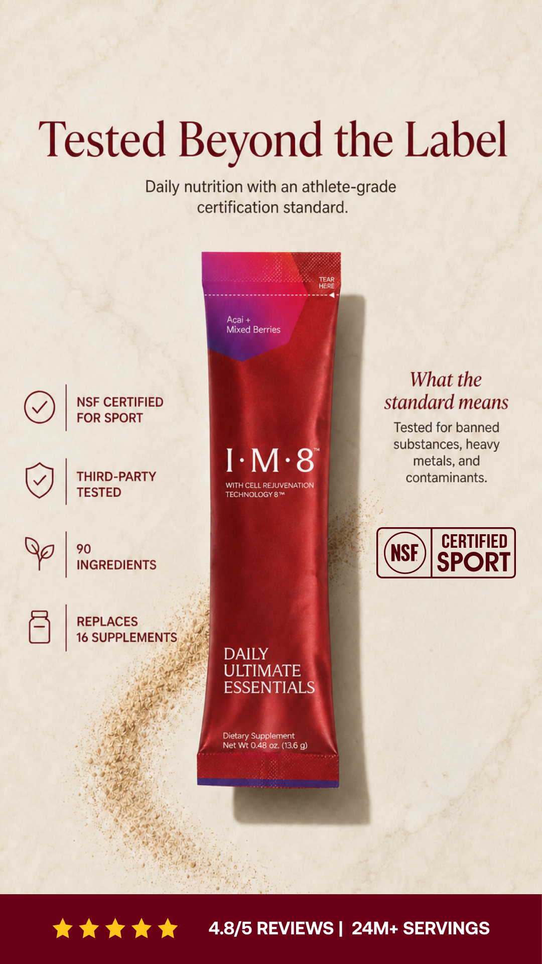 IM8 Health Facebook ad