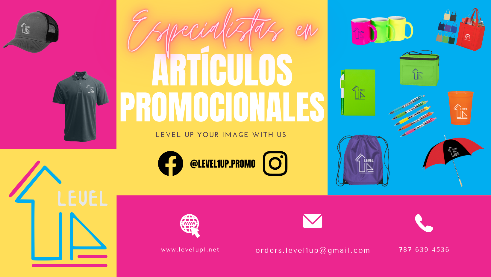 Level Up Facebook ad: Level Up - Compañía dedicada a la venta…