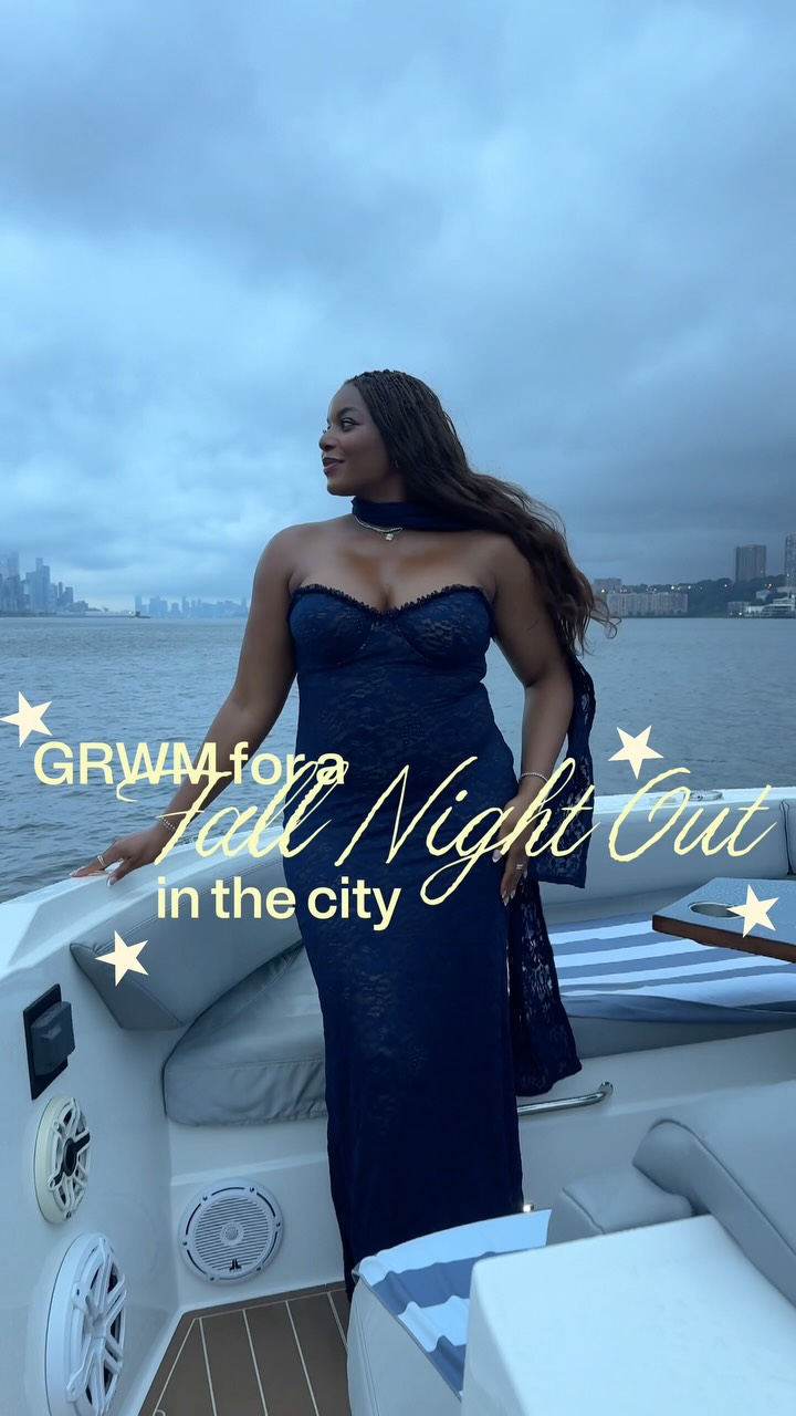 Bluemercury Facebook ad: Long Fall night out GRWM with @bluemercury