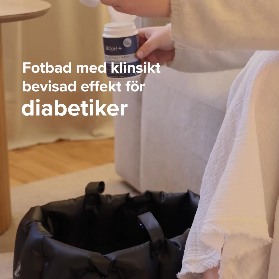 BIOpH+ Facebook ad: Utvecklat för diabetiker.