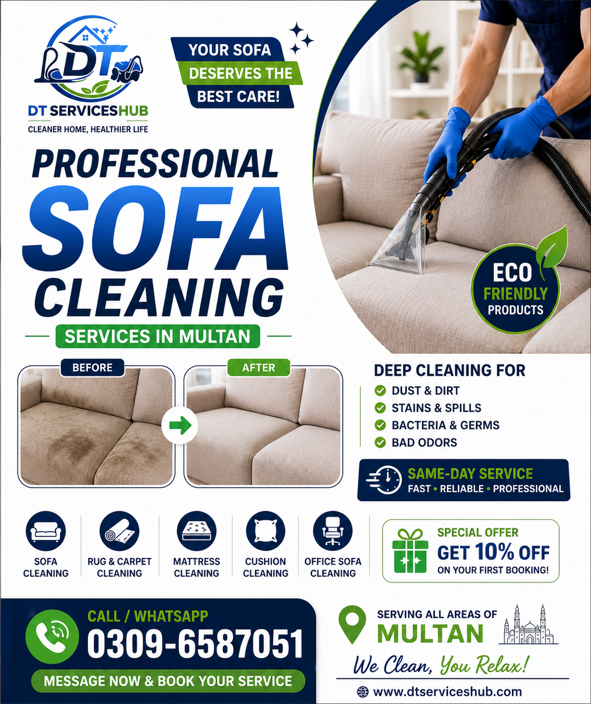 DT Services Hub Facebook ad