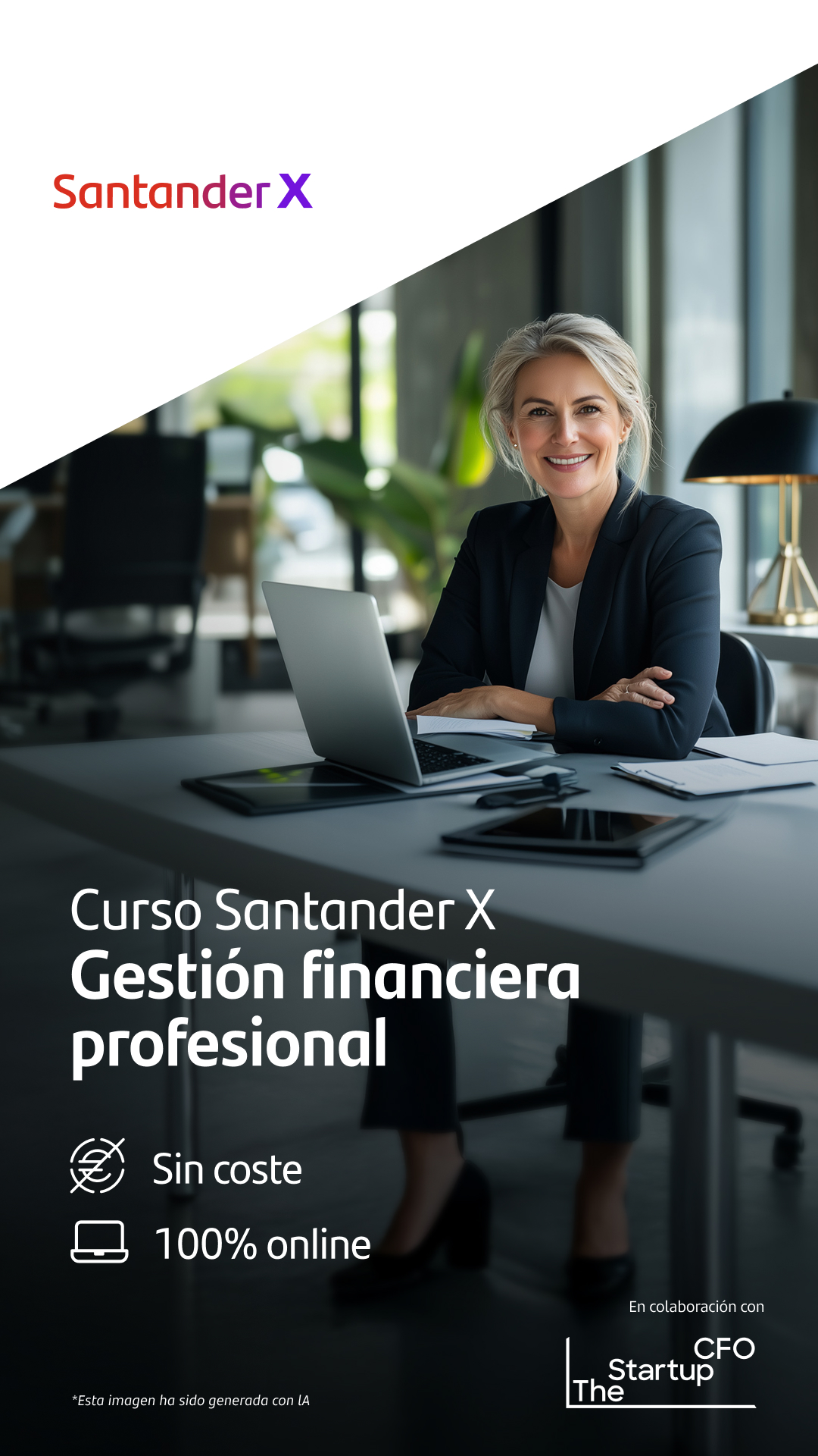 SantanderX Facebook ad