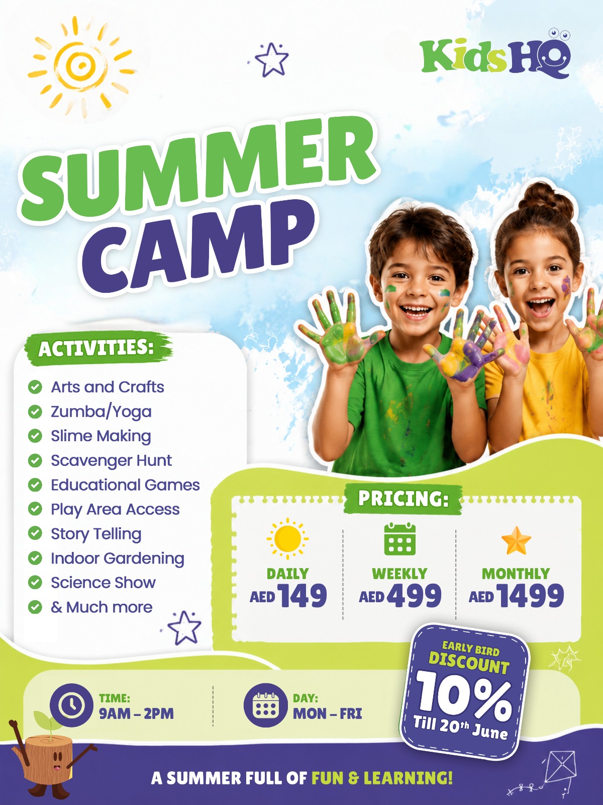 Kids HQ Facebook ad