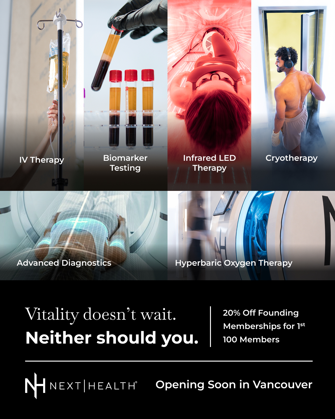 Next Health Vancouver Facebook ad