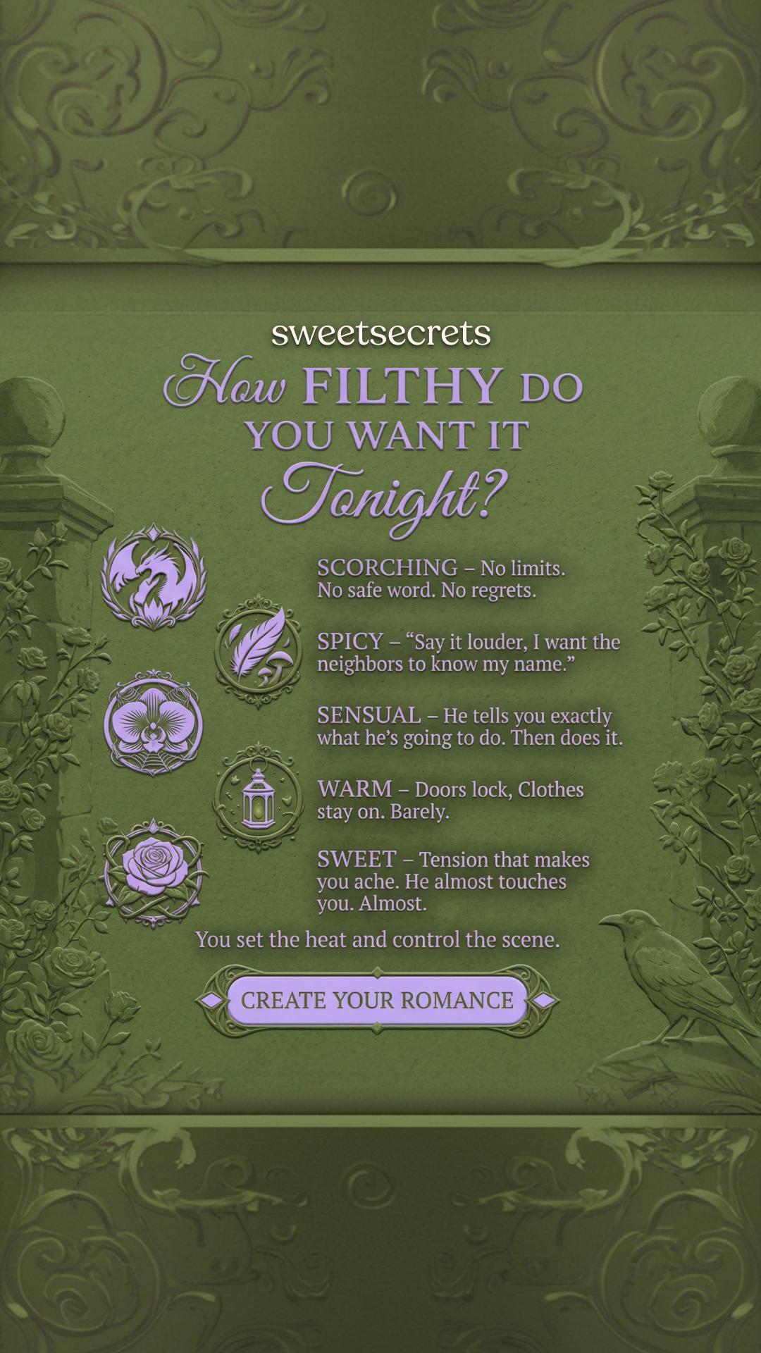Sweetsecrets Facebook ad
