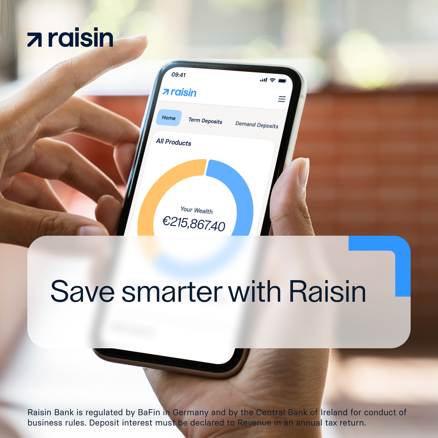Raisin Ireland Facebook ad