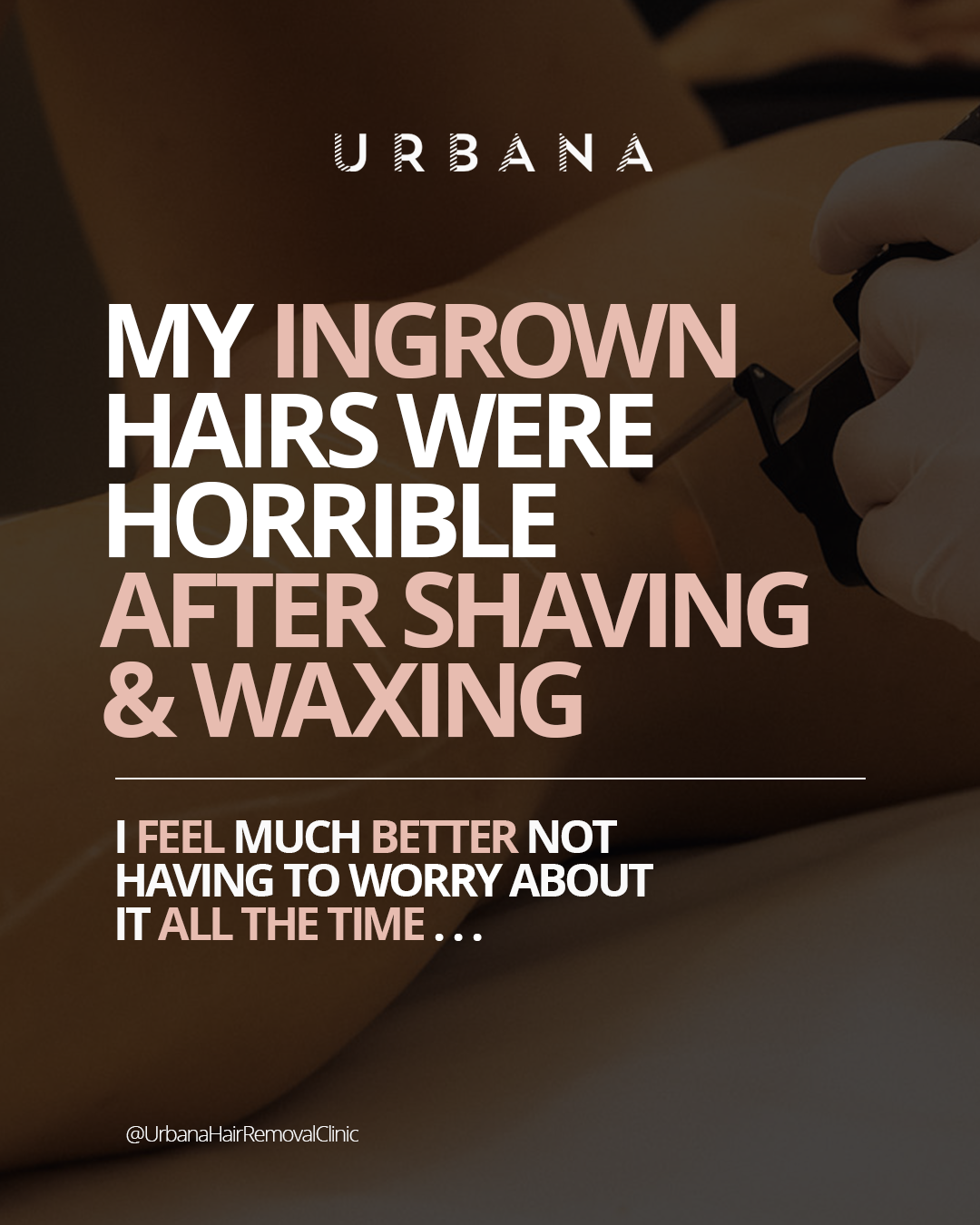 Urbana Laser Hair Removal Facebook ad