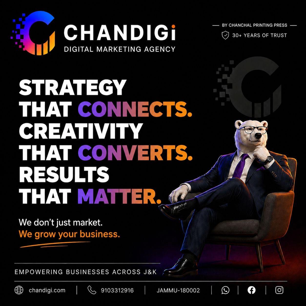 Chandigi Facebook ad: Free Business Growth Strategy Session