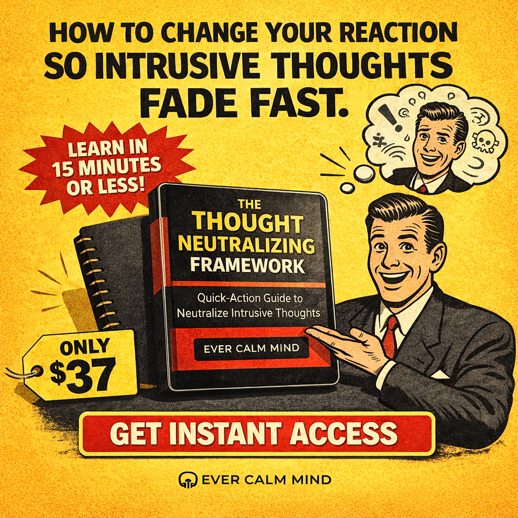 Ever Calm Mind Facebook ad: CHANGE YOUR REACTION