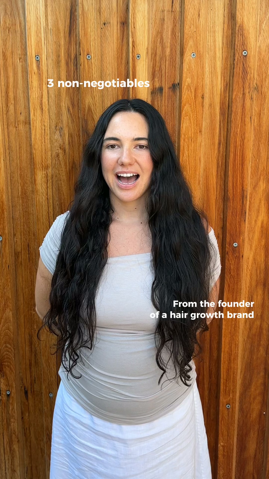 HINU Facebook ad: Three non negotiables for hair growth