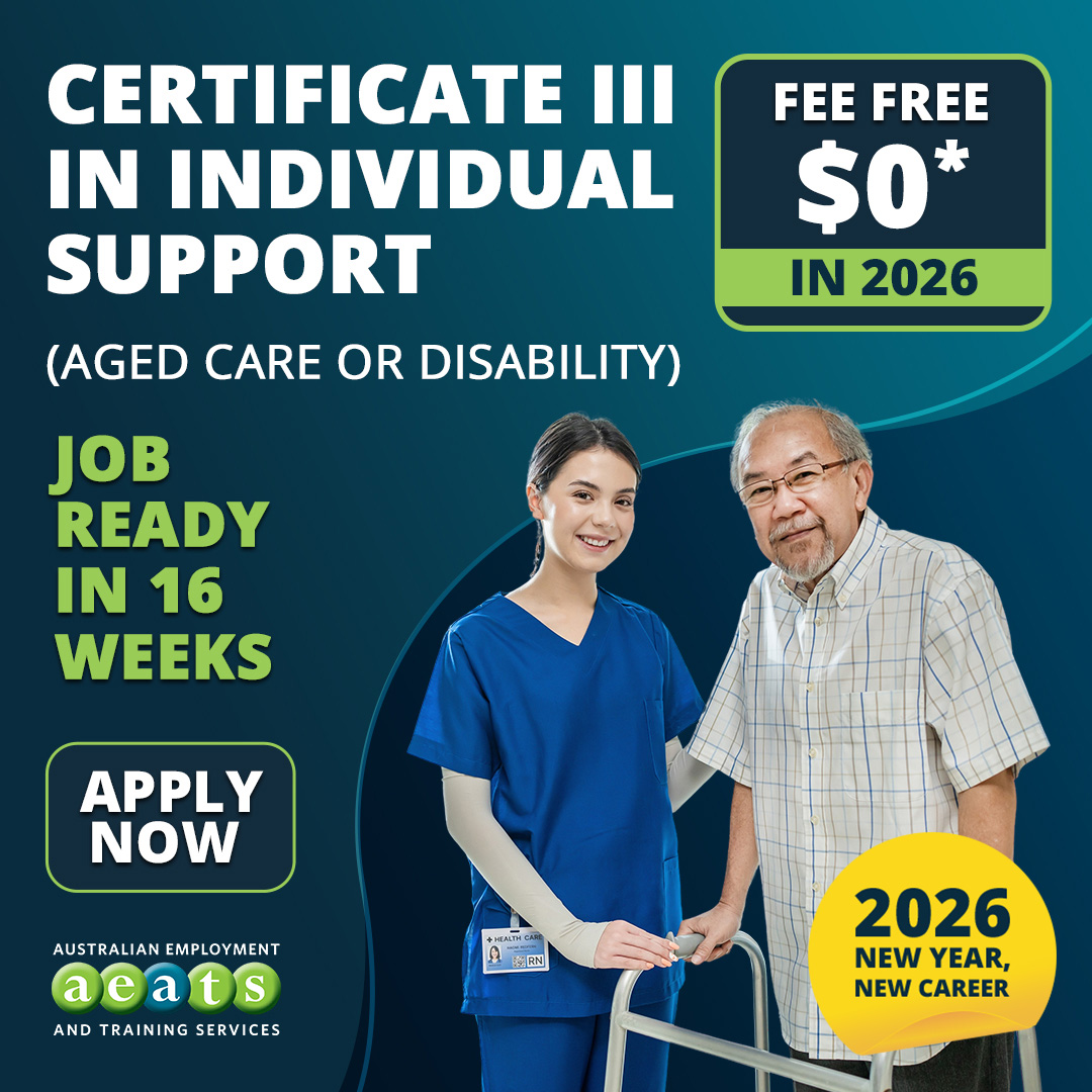 Australian Employment and Training Services - AEATS Facebook ad