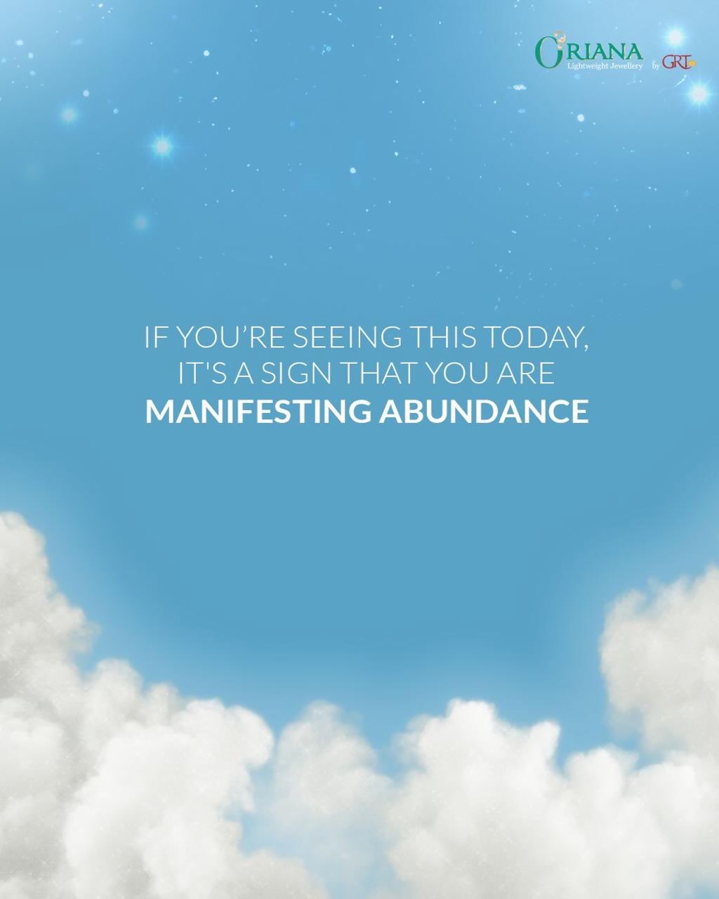 Oriana - Lightweight Jewellery by GRT Facebook ad: Through Oriana, the universe has something wonderful for…