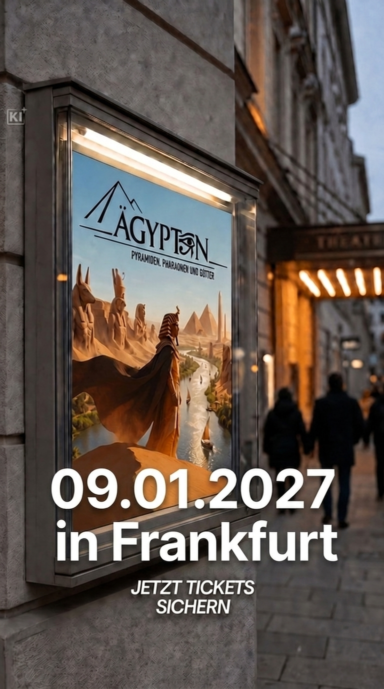 Dreamlight Concert Facebook ad: Das alte Ägypten erwacht, live in Frankfurt