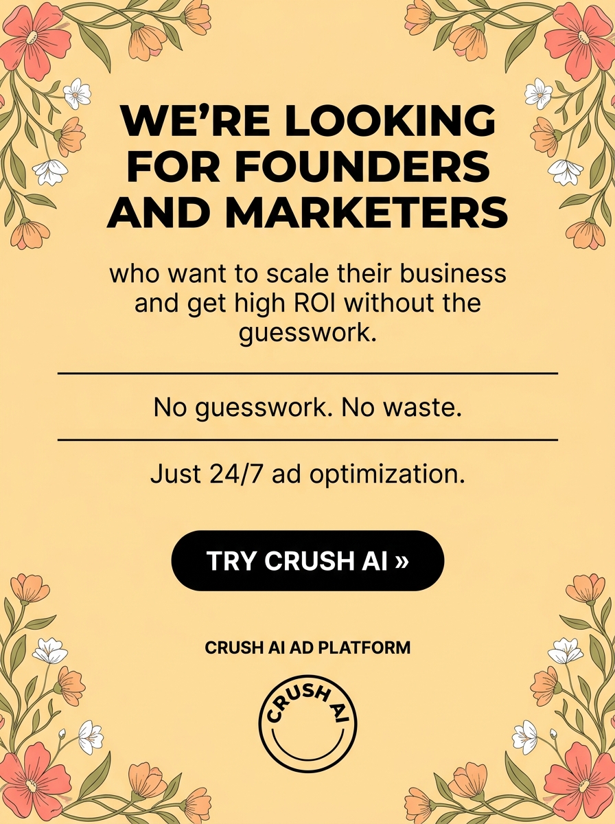 trycrush.ai Facebook ad