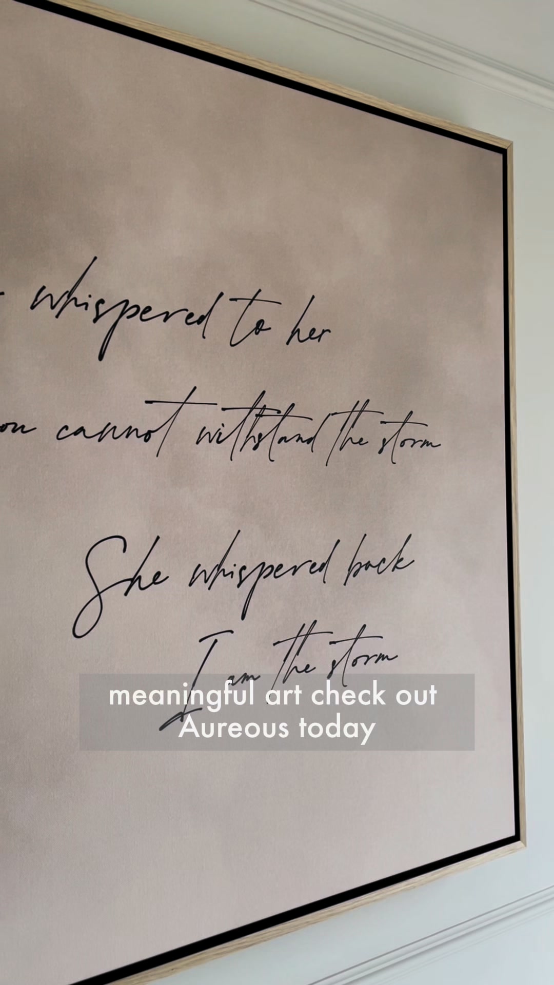 Aureous Facebook ad: Premium Wall Art & Home Décor