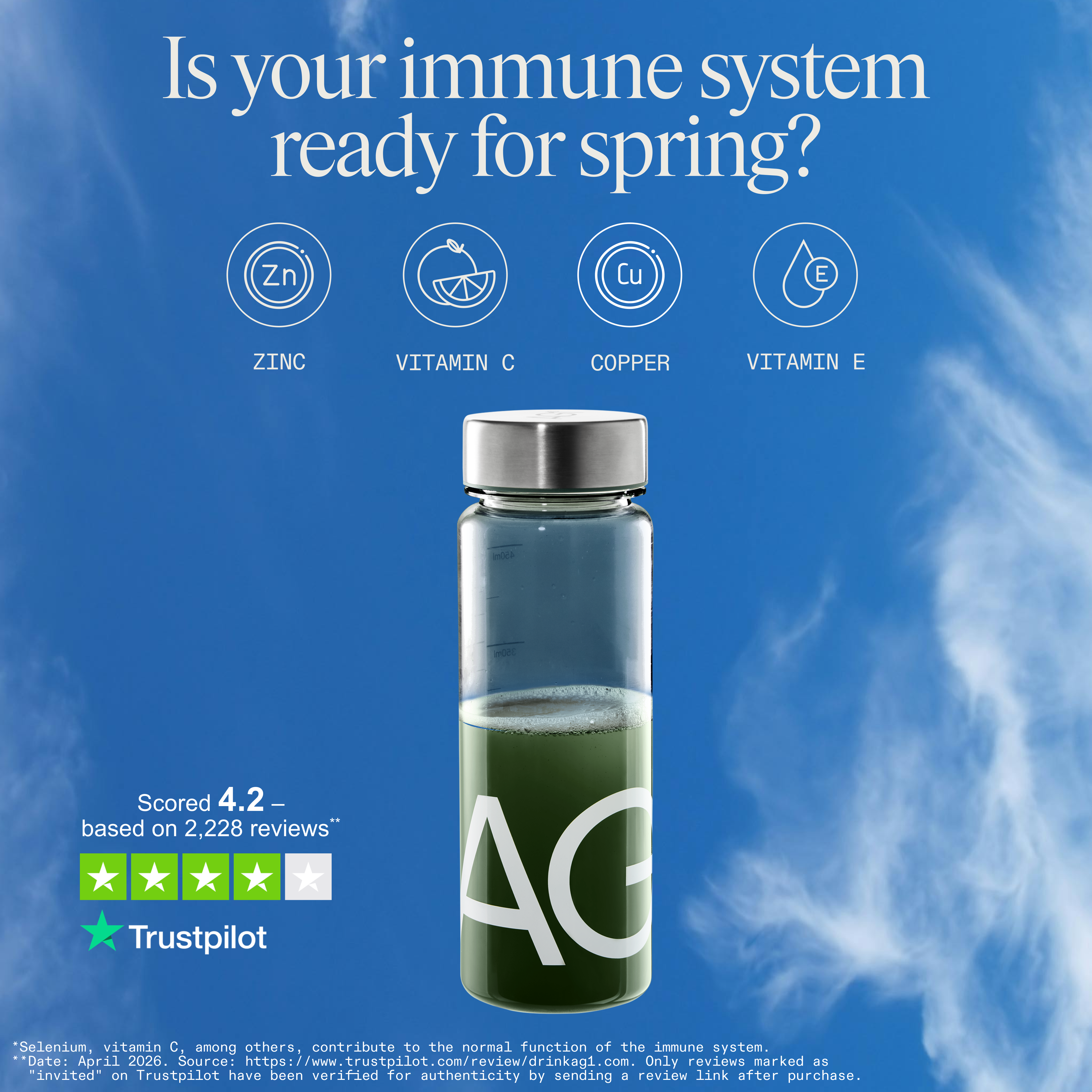 AG1 by Athletic Greens Facebook ad