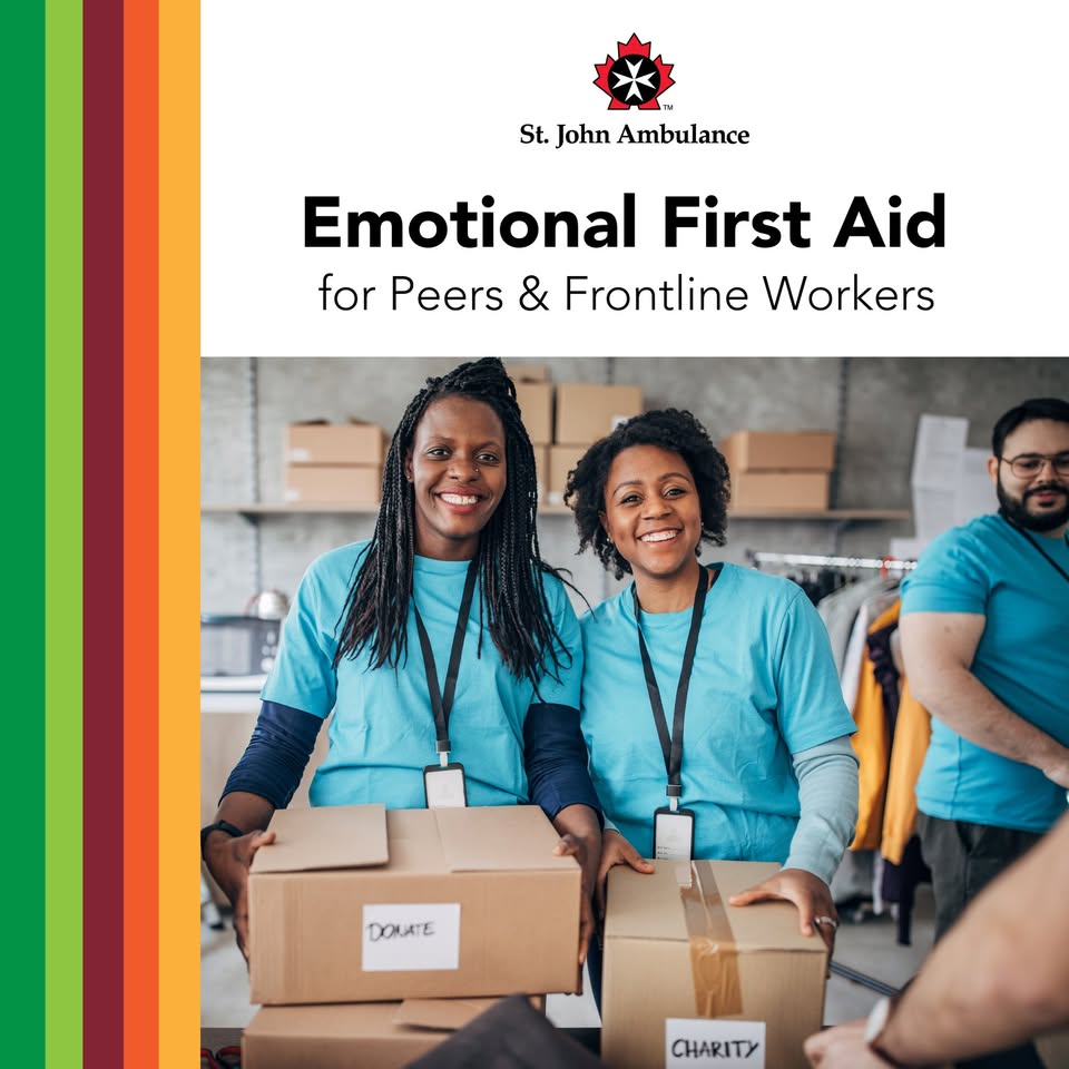 St. John Ambulance Saint-Jean Canada Facebook ad: Saving Lives at Work, Home and Play | St. John Ambulance