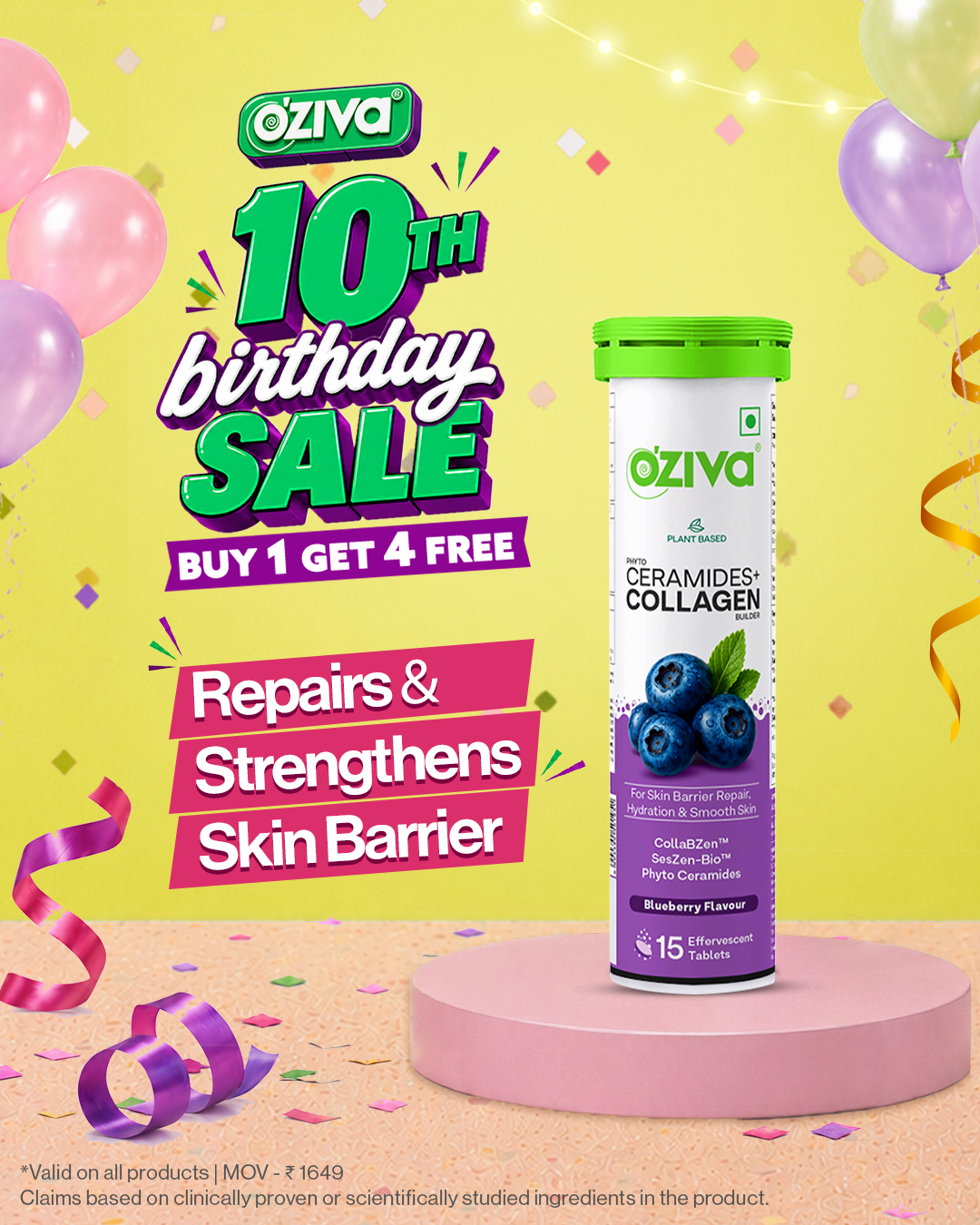OZiva Facebook ad